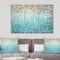 Designart - Blocked Abstract - Nautical & Coastal Gallery-wrapped Canvas